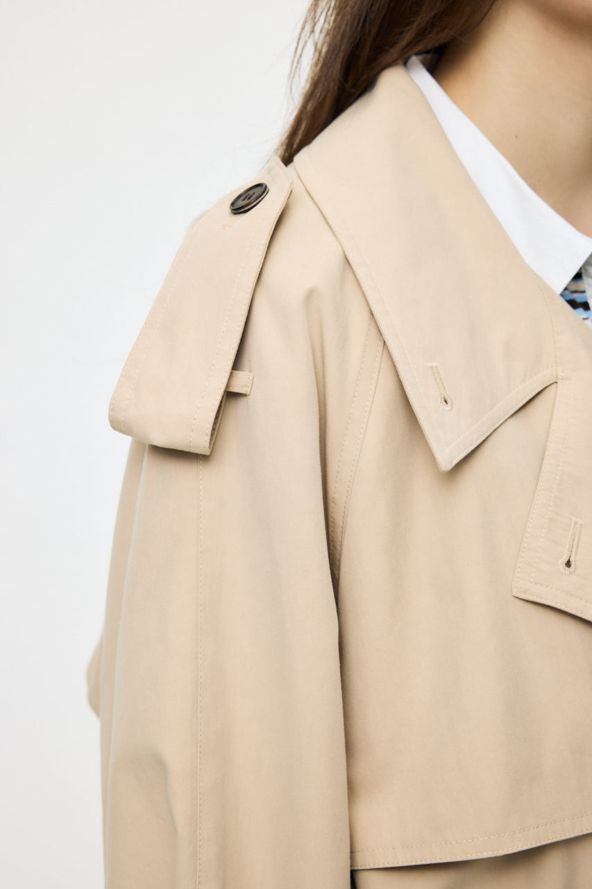 SHORT TRENCH COAT Beige / Free