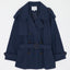 SHORT TRENCH COAT Navy / Free