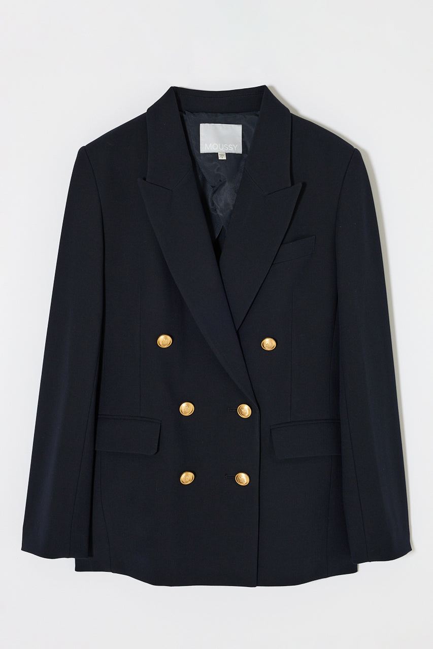 DOUBLE BREASTED JACKET Navy / 1 (S)