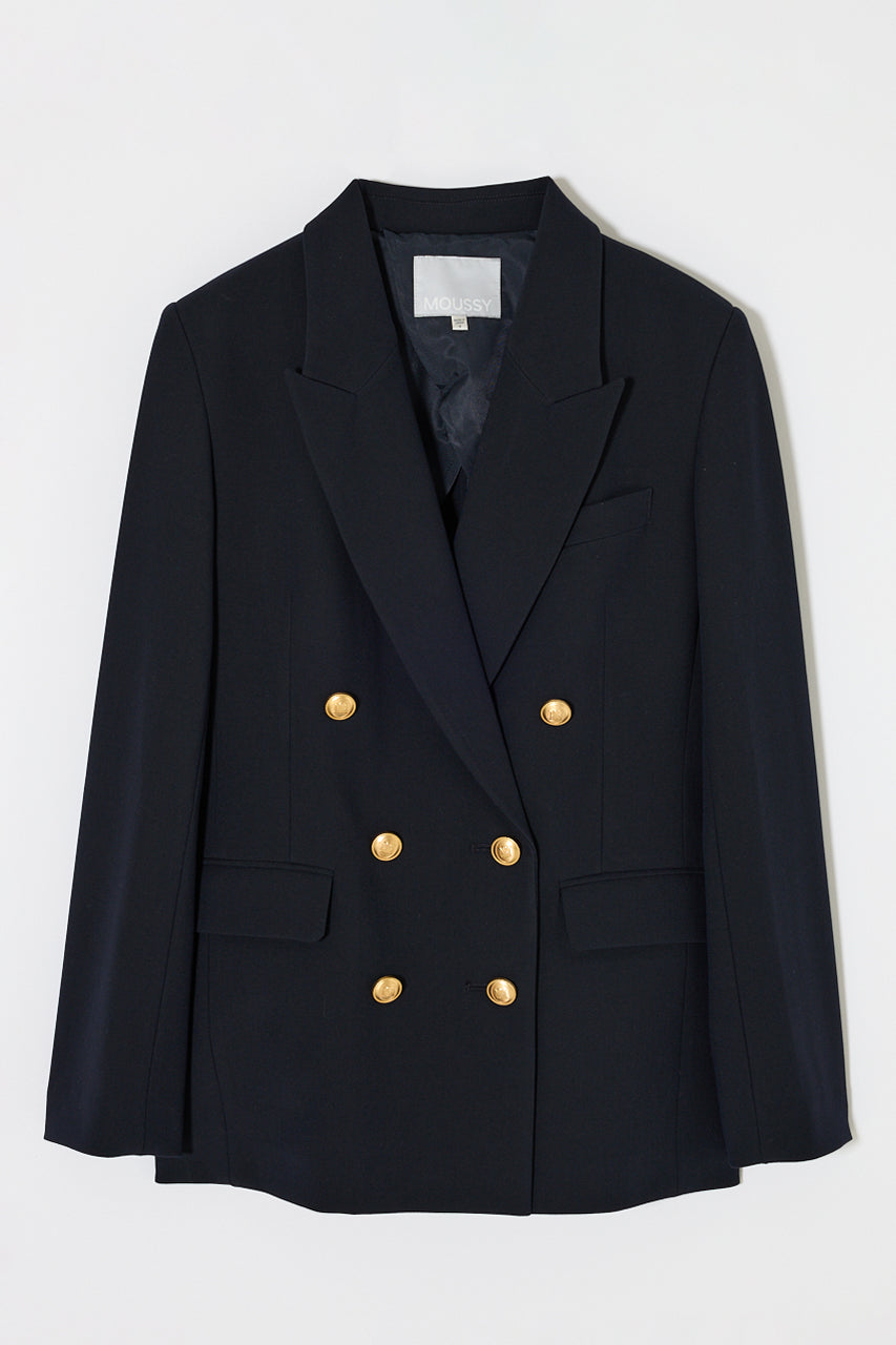 DOUBLE BREASTED JACKET Navy / 1 (S)