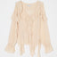 CHIFFON RUFFLE BLOUSE Ivory / Free