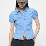 SHORT SLEEVE FIT SHIRT Multi Blue / 1 (S)