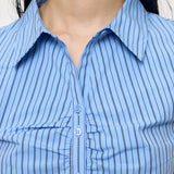 SHORT SLEEVE FIT SHIRT Multi Blue / 1 (S)