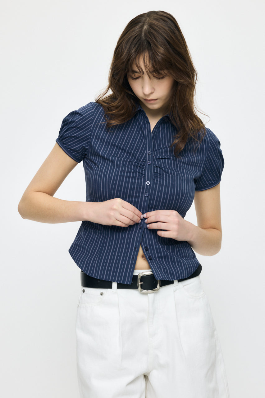 SHORT SLEEVE FIT SHIRT Multi Navy / 1 (S)