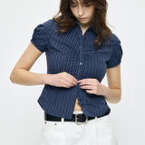 SHORT SLEEVE FIT SHIRT Multi Navy / 1 (S)
