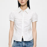 SHORT SLEEVE FIT SHIRT White / 1 (S)