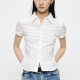 SHORT SLEEVE FIT SHIRT White / 1 (S)
