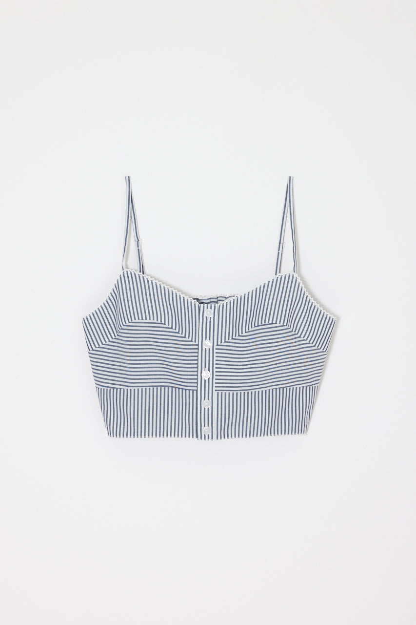 OVER SHIRT & BUISTIER SET Multi Blue / Free