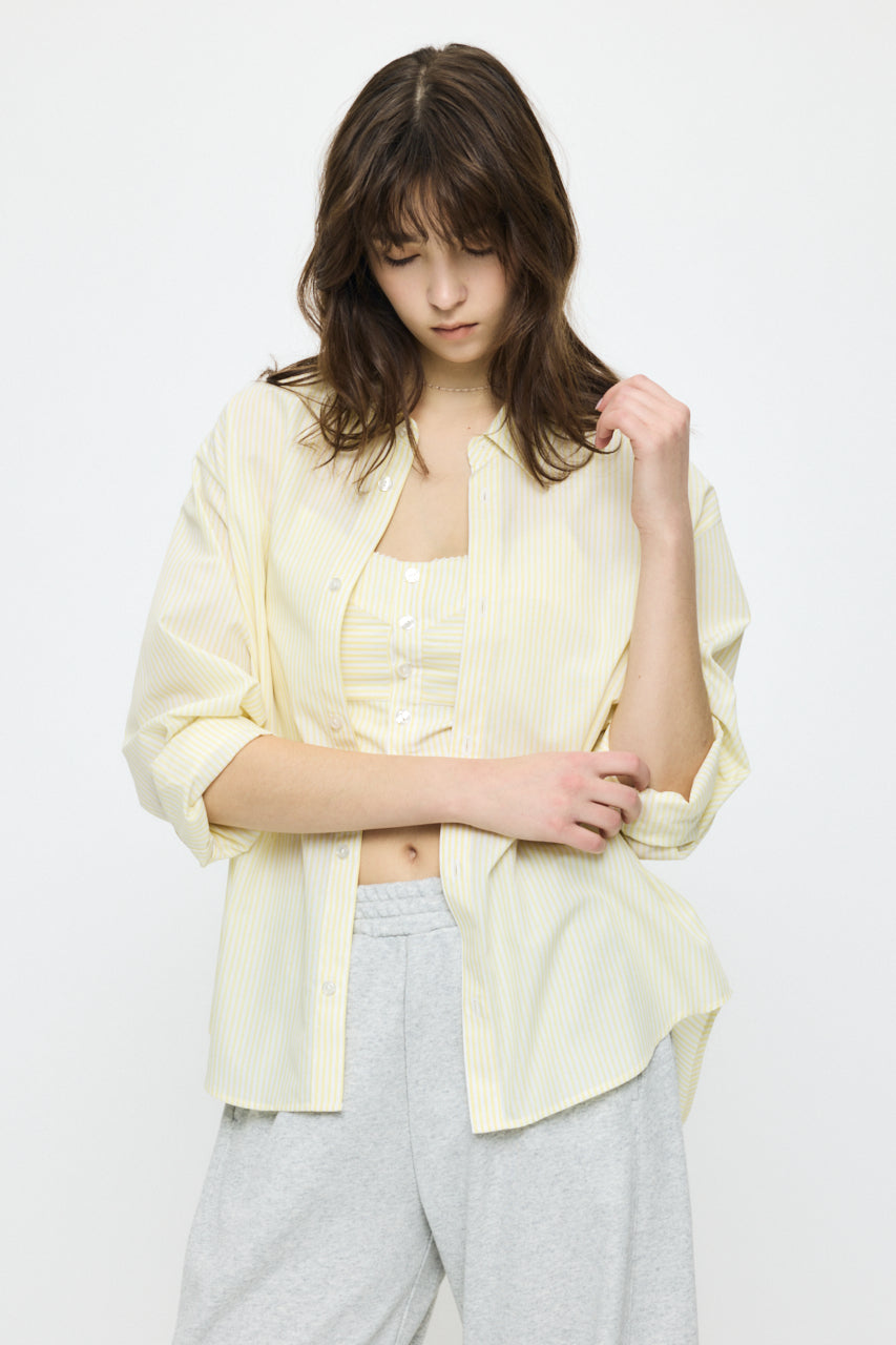 OVER SHIRT & BUISTIER SET Multi Yellow / Free