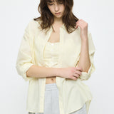 OVER SHIRT & BUISTIER SET Multi Yellow / Free