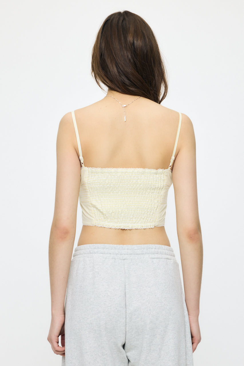 OVER SHIRT & BUISTIER SET Multi Yellow / Free