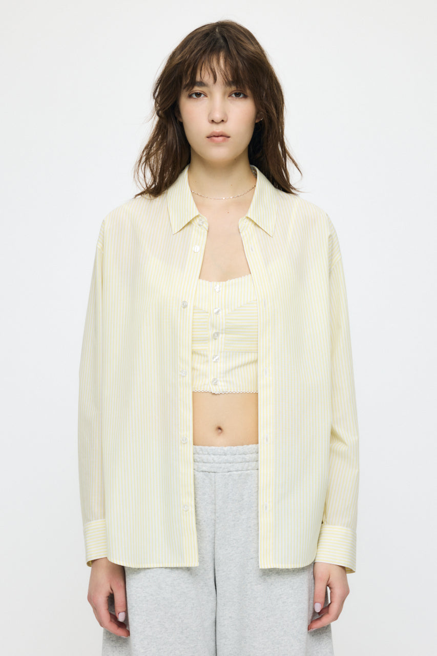 OVER SHIRT & BUISTIER SET Multi Yellow / Free