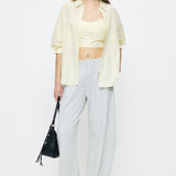 OVER SHIRT & BUISTIER SET Multi Yellow / Free