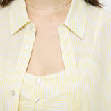 OVER SHIRT & BUISTIER SET Multi Yellow / Free