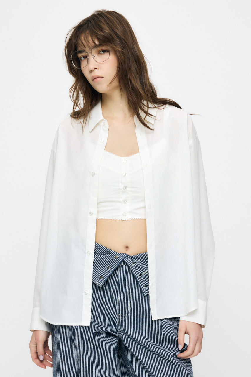 OVER SHIRT & BUISTIER SET Off White / Free
