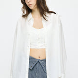 OVER SHIRT & BUISTIER SET Off White / Free