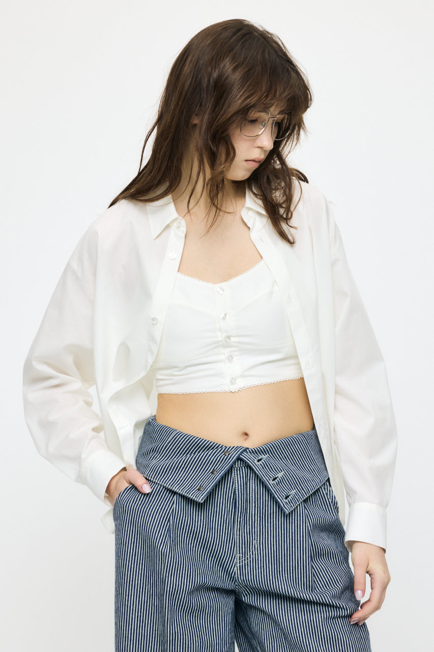 OVER SHIRT & BUISTIER SET Off White / Free