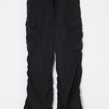 SATIN CARGO PANT Black / 1 (S)