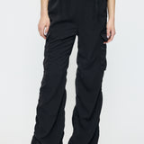 SATIN CARGO PANT Black / 1 (S)