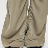 SATIN CARGO PANT Khaki / 1 (S)
