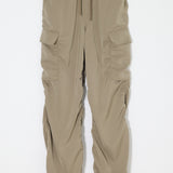 SATIN CARGO PANT Khaki / 1 (S)