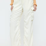 SATIN CARGO PANT