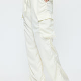 SATIN CARGO PANT