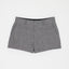 LINEN BLEND MICRO SHORTS Gray / 1 (S)