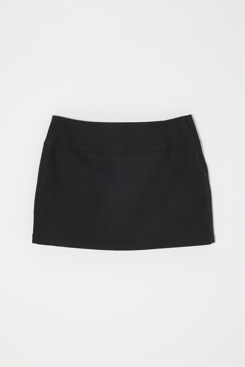 FAUX SUEDE MINI SKIRT Black / 1 (S)