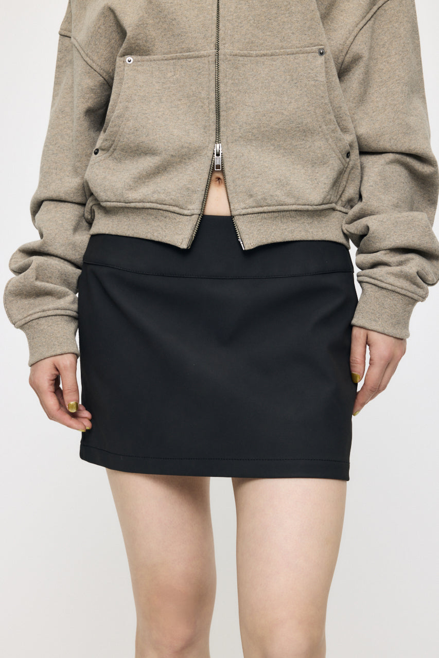 FAUX SUEDE MINI SKIRT Black / 1 (S)