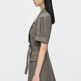 TRENCH MINI DRESS Brown / 1 (S)