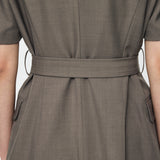 TRENCH MINI DRESS Brown / 1 (S)