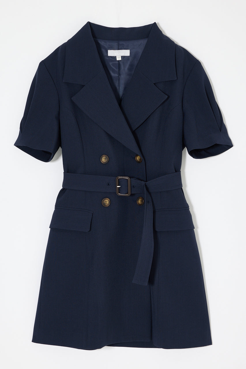 TRENCH MINI DRESS Navy / 1 (S)