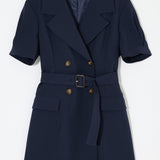 TRENCH MINI DRESS Navy / 1 (S)