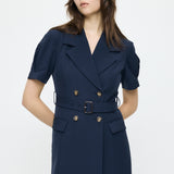 TRENCH MINI DRESS Navy / 1 (S)