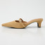 STRAP POINTED MULE Beige / M
