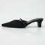 STRAP POINTED MULE Black / M