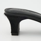 STRAP POINTED MULE Black / M