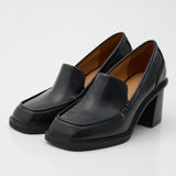LOAFER HEEL SHOES Black / M