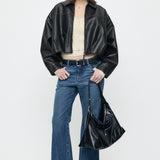 HALTER NECK DOUBLE KNIT TOP Ivory / Free