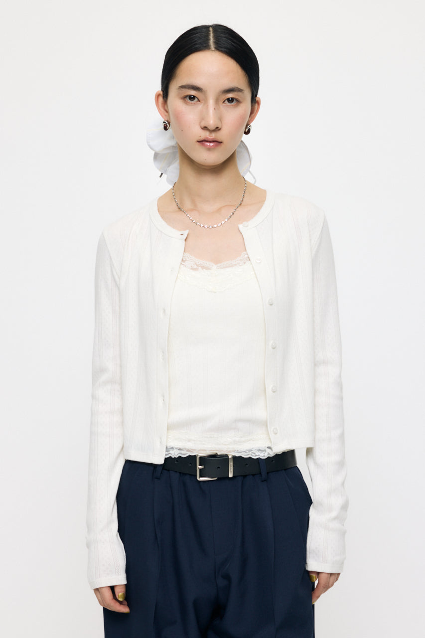 moussy 新品タグ付きLACY CAMI AND CARDIGAN Lacy Cami And Cardigan – MOUSSY