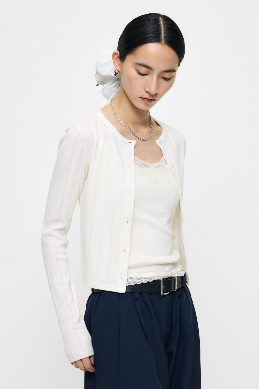 moussy 新品タグ付きLACY CAMI AND CARDIGAN Lacy Cami And Cardigan – MOUSSY