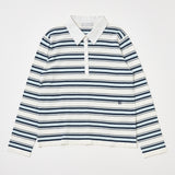 BORDER POLO KNIT TEE White / Free