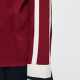 KNIT GAME SHIRT - JS Dark Red / Free