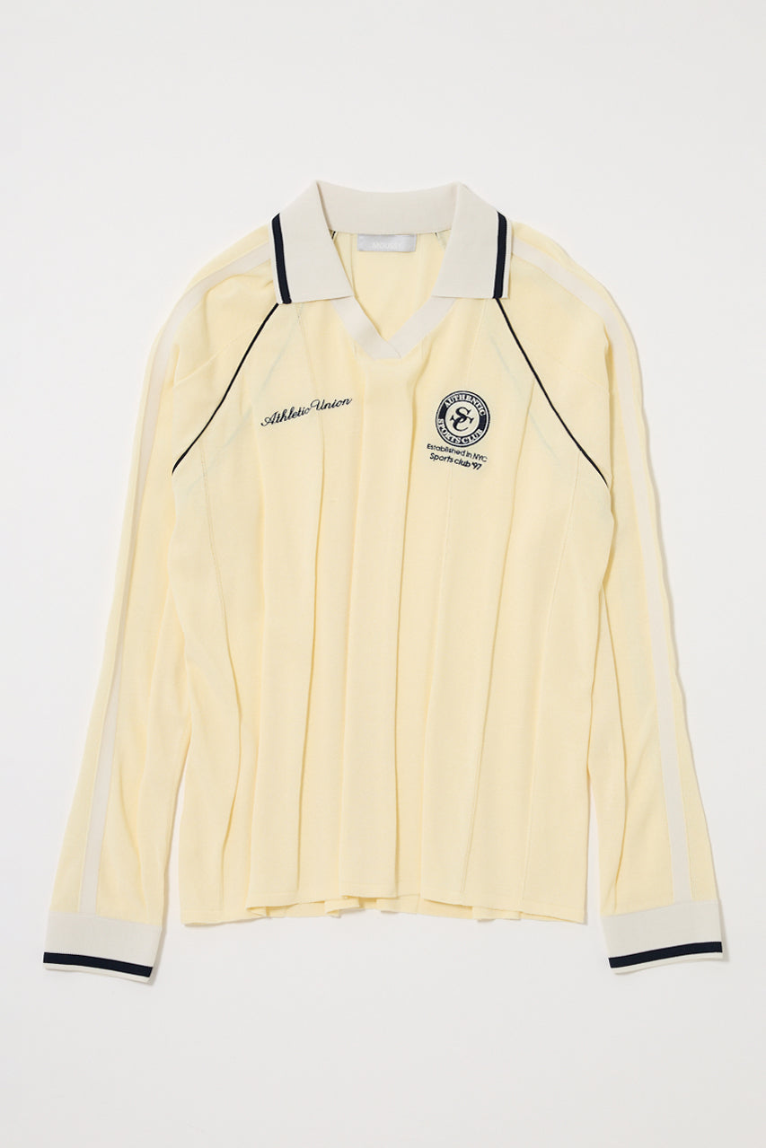 KNIT GAME SHIRT - JS Light Yellow / Free