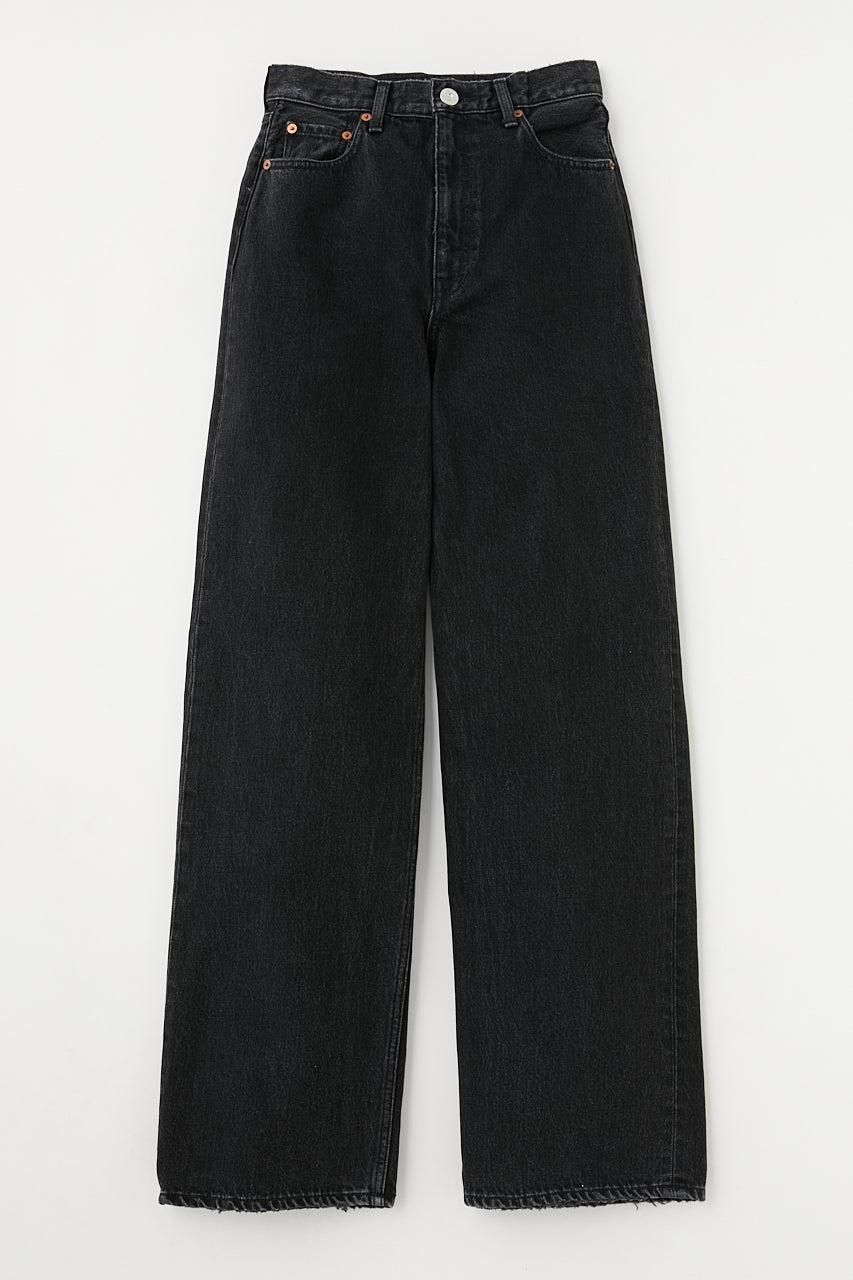 【新品タグ付き】MOUSSY HIGH WAIST BLACK STRAIGHT High Waist Black Straight – MOUSSY