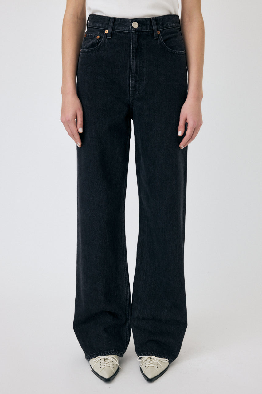 【新品タグ付き】MOUSSY HIGH WAIST BLACK STRAIGHT High Waist Black Straight – MOUSSY