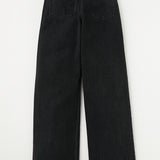 HIGH WAIST BLACK STRAIGHT