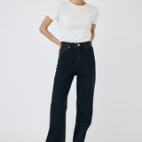 HIGH WAIST BLACK STRAIGHT