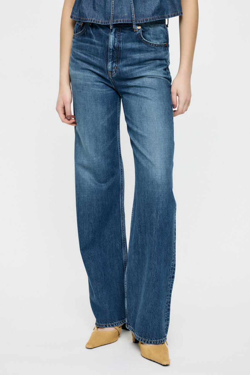 TENCEL DENIM STRAIGHT Blue / 23